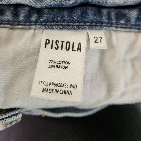 Pistola High Rise Destroyed Relaxed Jeans Size 27 - Picture 6 of 6